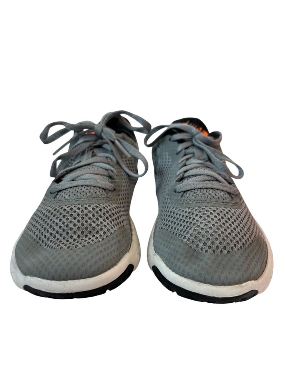 Nike Flex Experience RNS Youth Sneakers Gray/Black/Orange 4.5 YW